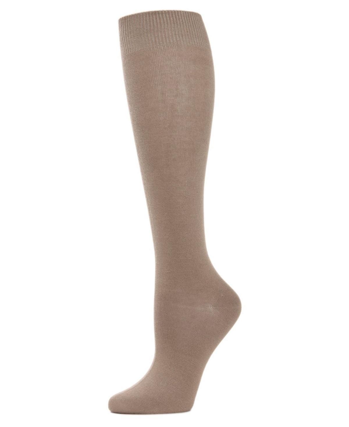 MeMoi Womens Bamboo Blend Knit Knee High Socks Product Image