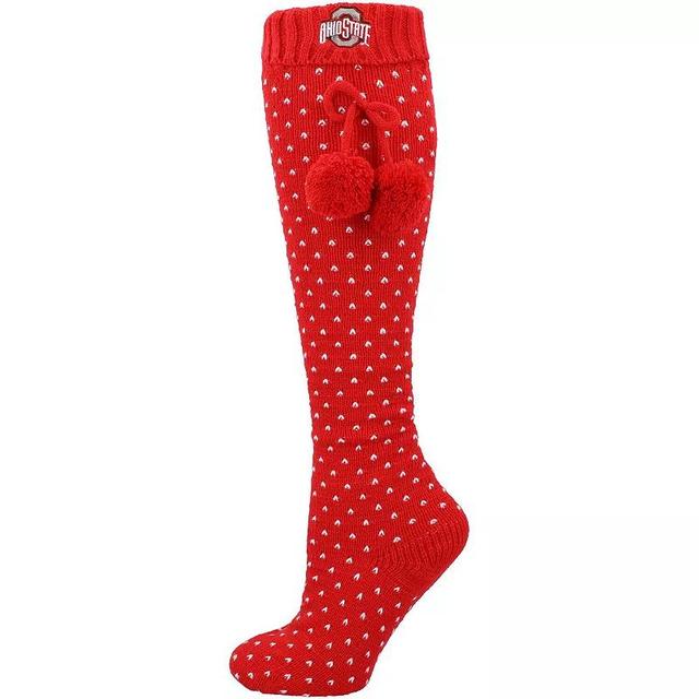 Womens ZooZatz Scarlet Ohio State Buckeyes Knee High Socks Product Image