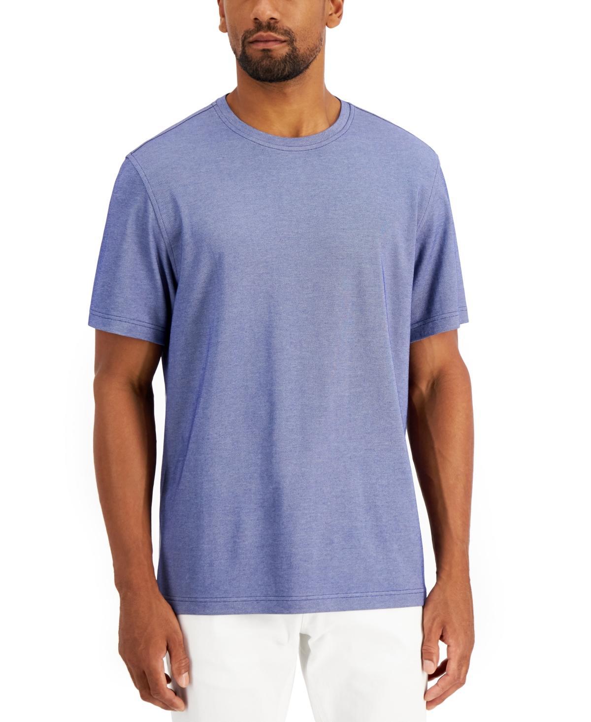 Alfani Mens Solid Supima Blend Crewneck T-Shirt, Created for Macys Product Image