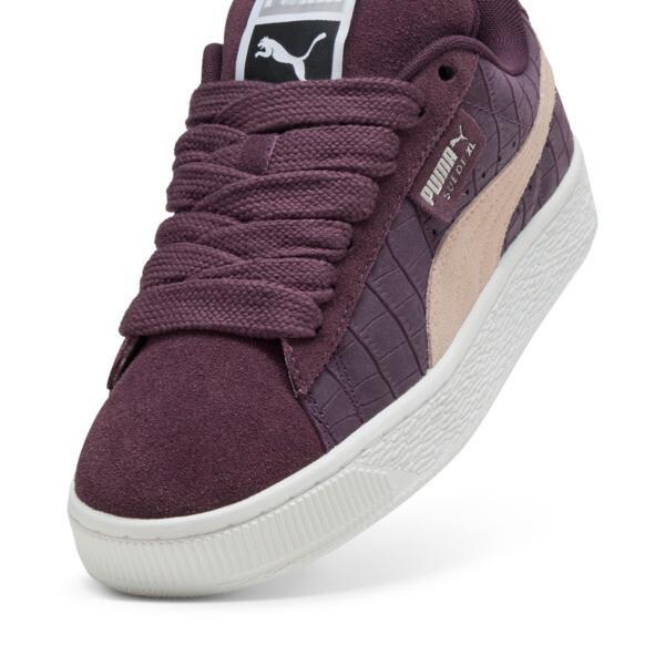 PUMA Suede XL Elevated Women's Sneakers in Midnight Plum/White Product Image