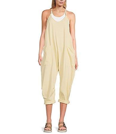 Free People FP Movement Sleeveless Scoop Neck Ankle Length Patch Pocket Hot Shot Onesie Product Image