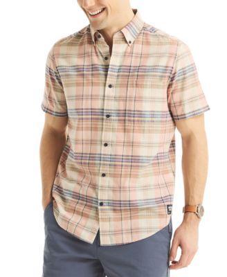 Nautica Mens Madra Plaid Shirt Product Image