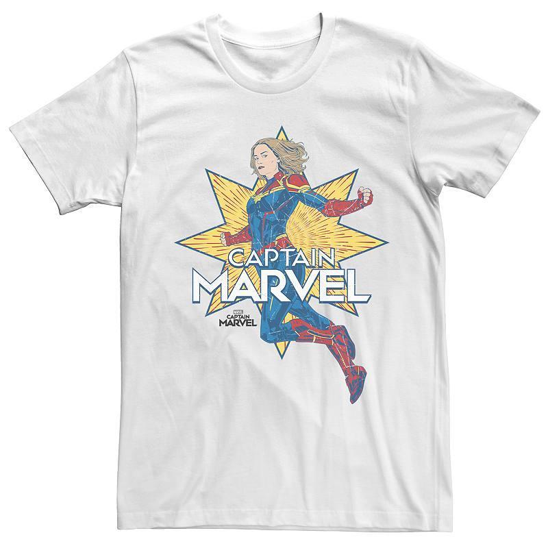 Mens Captain Marvel Star Tee Product Image