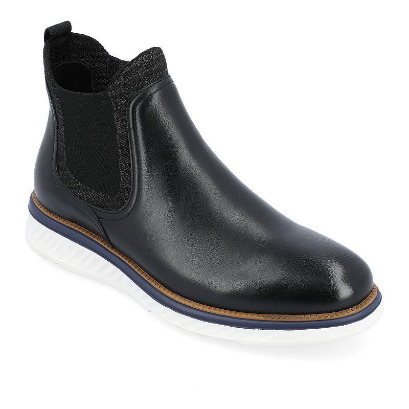 Vance Co. Hartwell Chelsea Mens Ankle Boots Blue Product Image