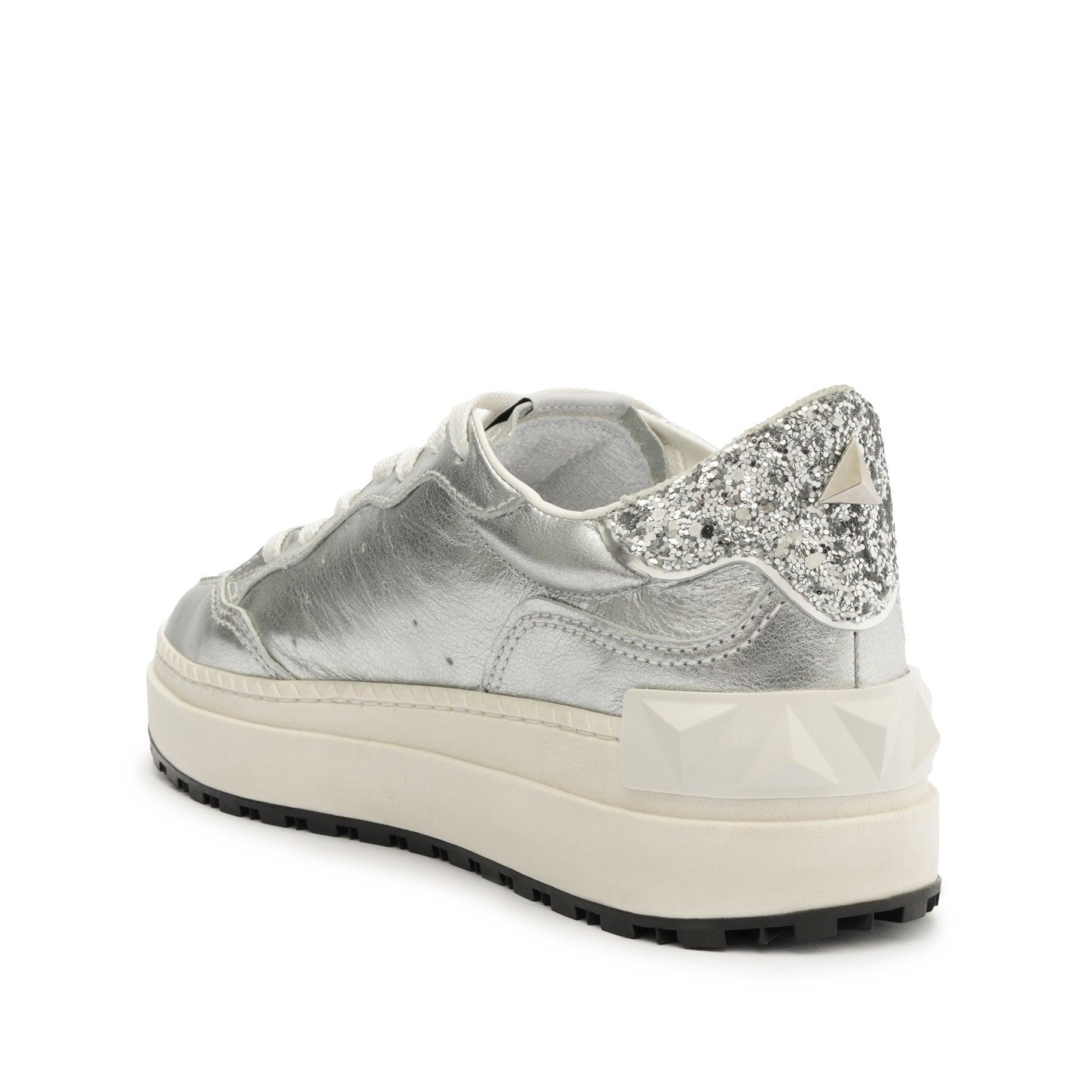 Womens St Bold Metallic Leather Platform Low-Top Sneakers Product Image