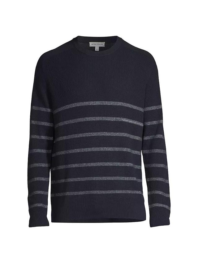 Crown Sampson Striped Cotton & Wool-Blend Sweater Product Image