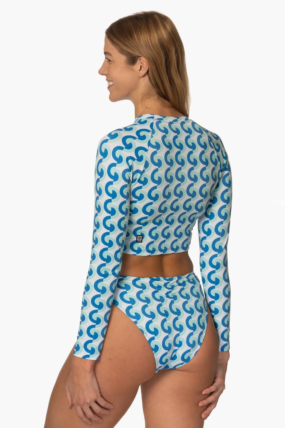 Moana Long Sleeved Crop Rashie - Dana Point Female Product Image