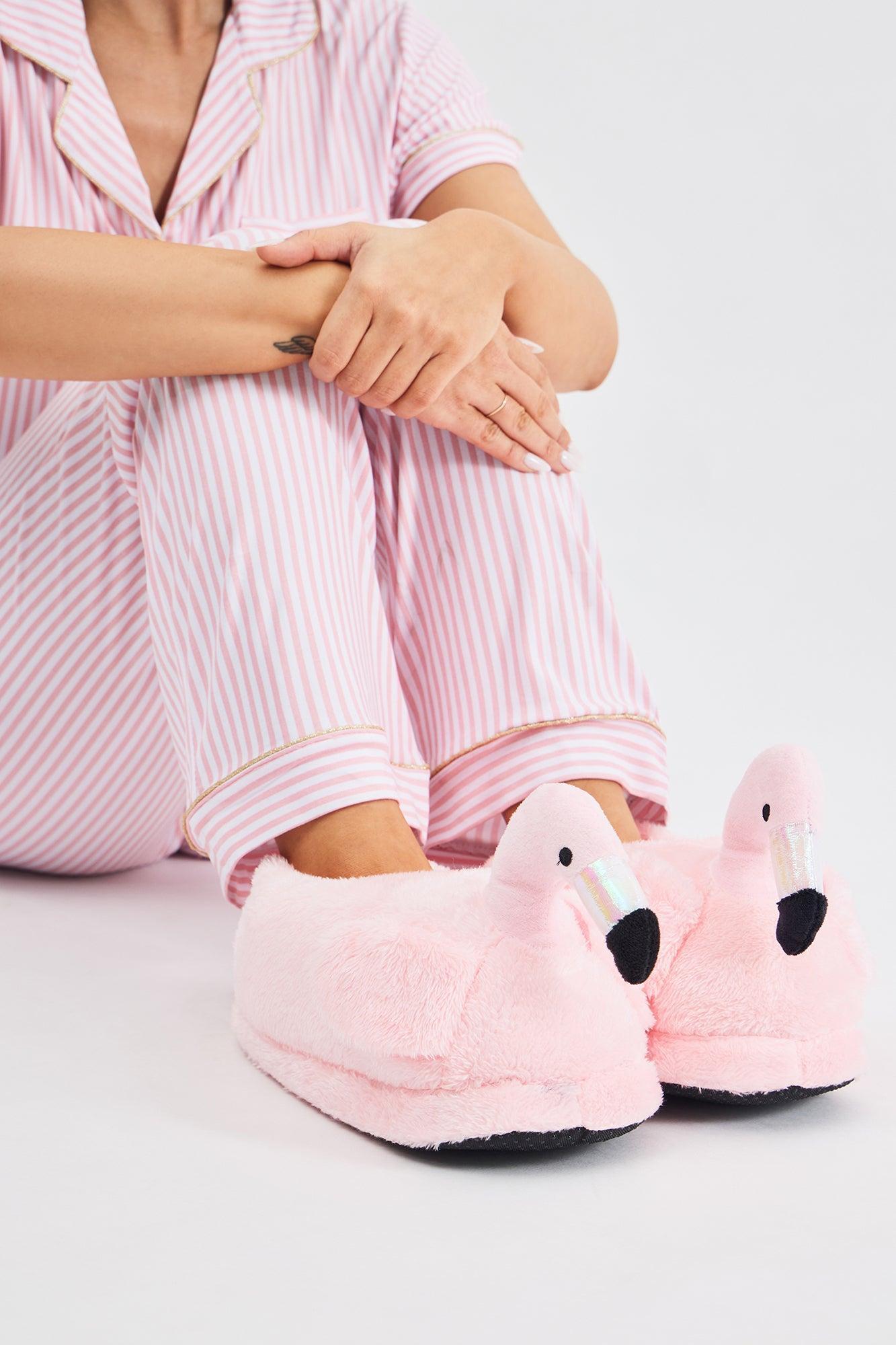 Miss Glamingo Slippers - Pink Product Image