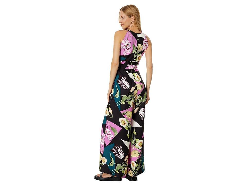 Ted Baker Maudee Printed Halter Neck Jumpsuit Women's Jumpsuit & Rompers One Piece Product Image