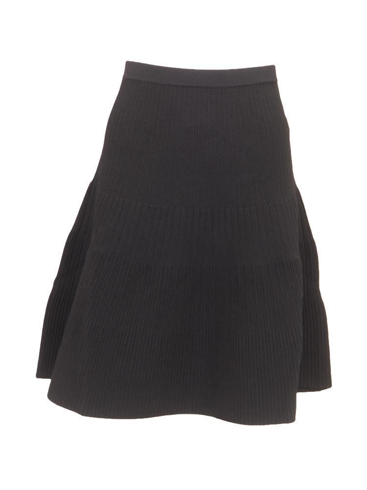 Miss Meme Ribbed Knit Skirt (Style 1815) Product Image