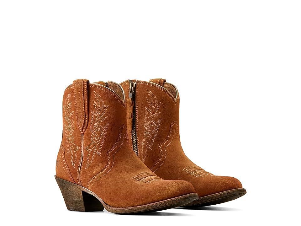 Ariat Harlan Western Boots (Walnut Suede) Women's Shoes Product Image