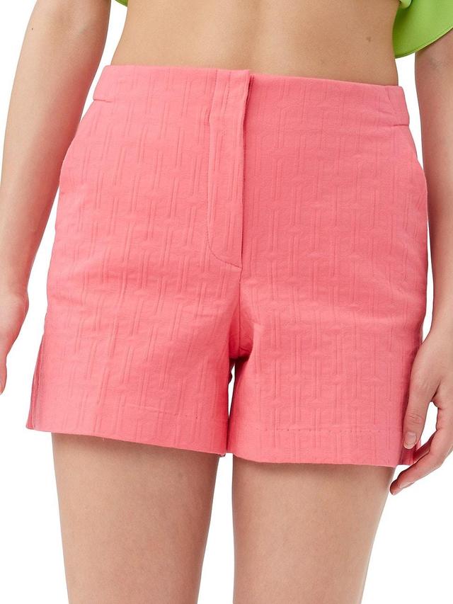 Womens Valera Woven Stripe Shorts Product Image