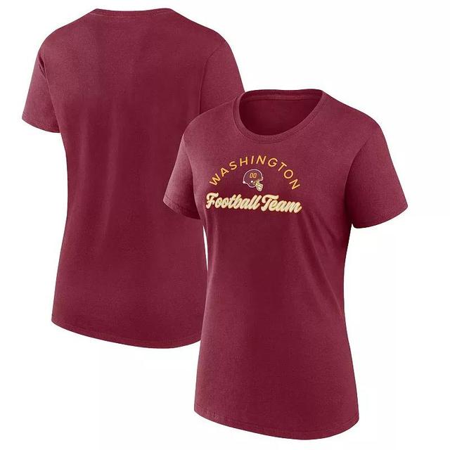 Womens Fanatics Branded Burgundy Washington Commanders Primary Component T-Shirt Product Image