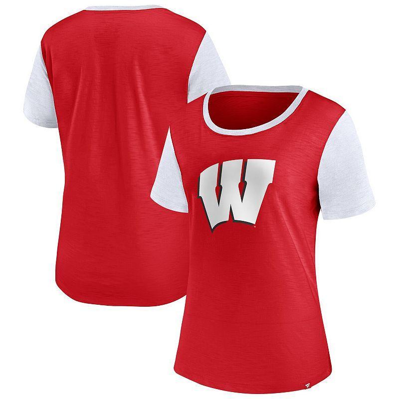 Womens Fanatics Branded Wisconsin Badgers Carver T-Shirt Product Image