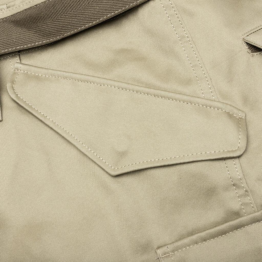 Cotton Chino Pants - Beige Male Product Image