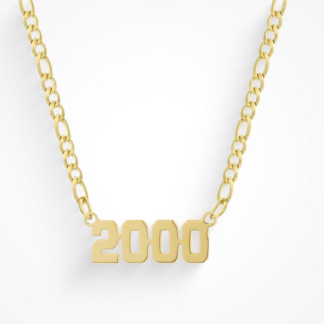 Custom/Personalized Number Nameplate Necklace Product Image