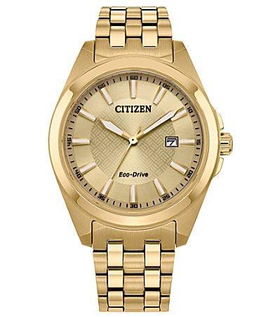 Citizen Eco-Drive Mens Peyten Stainless Steel Bracelet Watch 41mm Product Image