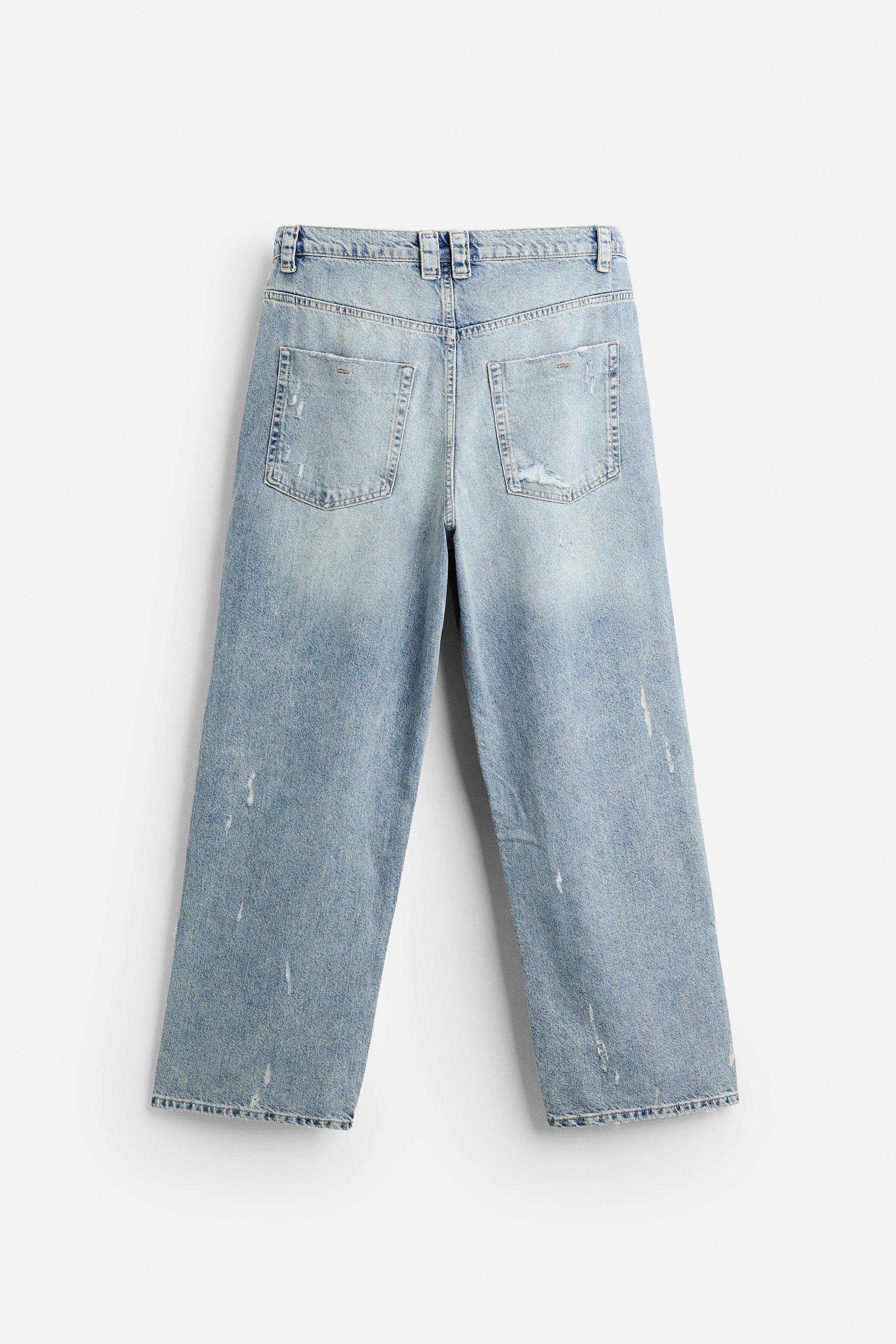 RIPPED EXTREME WASHED JEANS Product Image