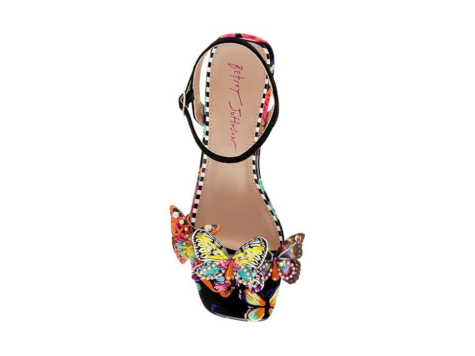 Betsey Johnson Lotty Beaded Butterfly Dress Sandals Product Image