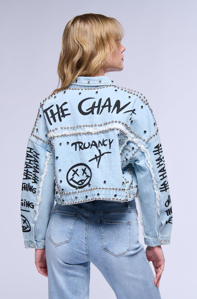 RHYTHM OF THE NIGHT DENIM JACKET Product Image