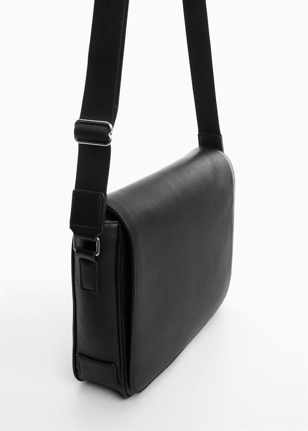 MANGO MAN - Leather-effect shoulder bag - One size - Men Product Image