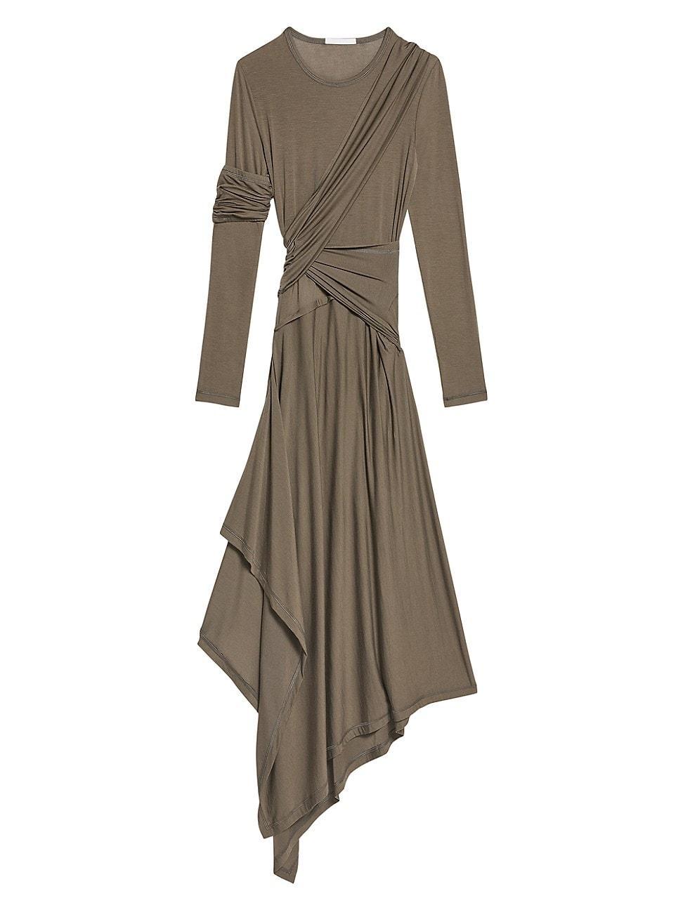 Womens Protection Draped Midi-Dress Product Image