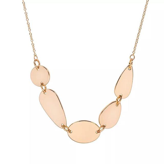 LC Lauren Conrad Gold Tone Geometric Statement Necklace, Womens, None Product Image