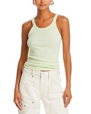 Womens Cotton Rib-Knit Tank Top Product Image