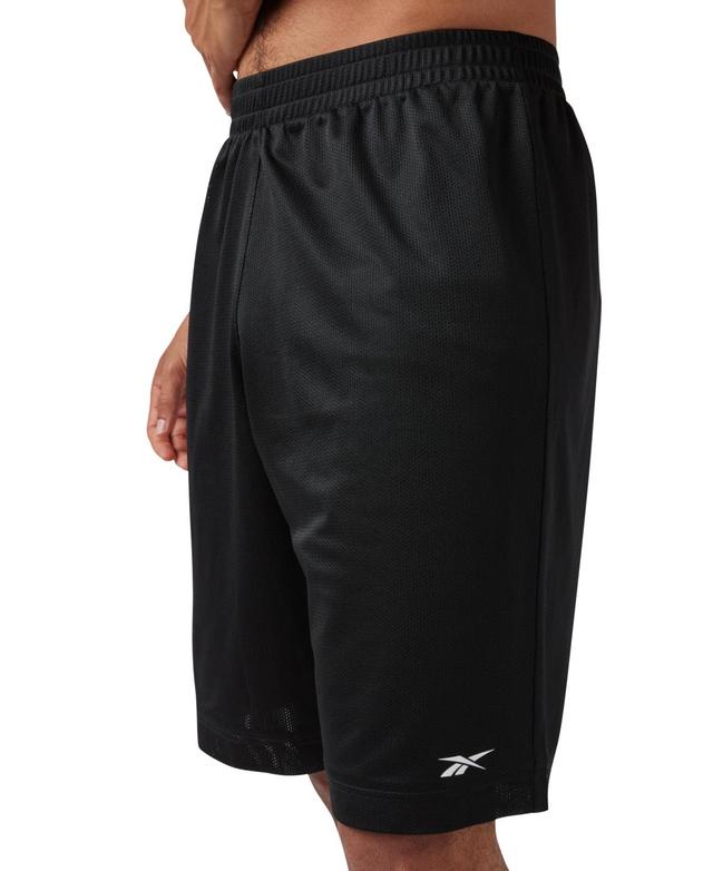 Reebok Mens Mesh Logo Basketball Shorts Product Image