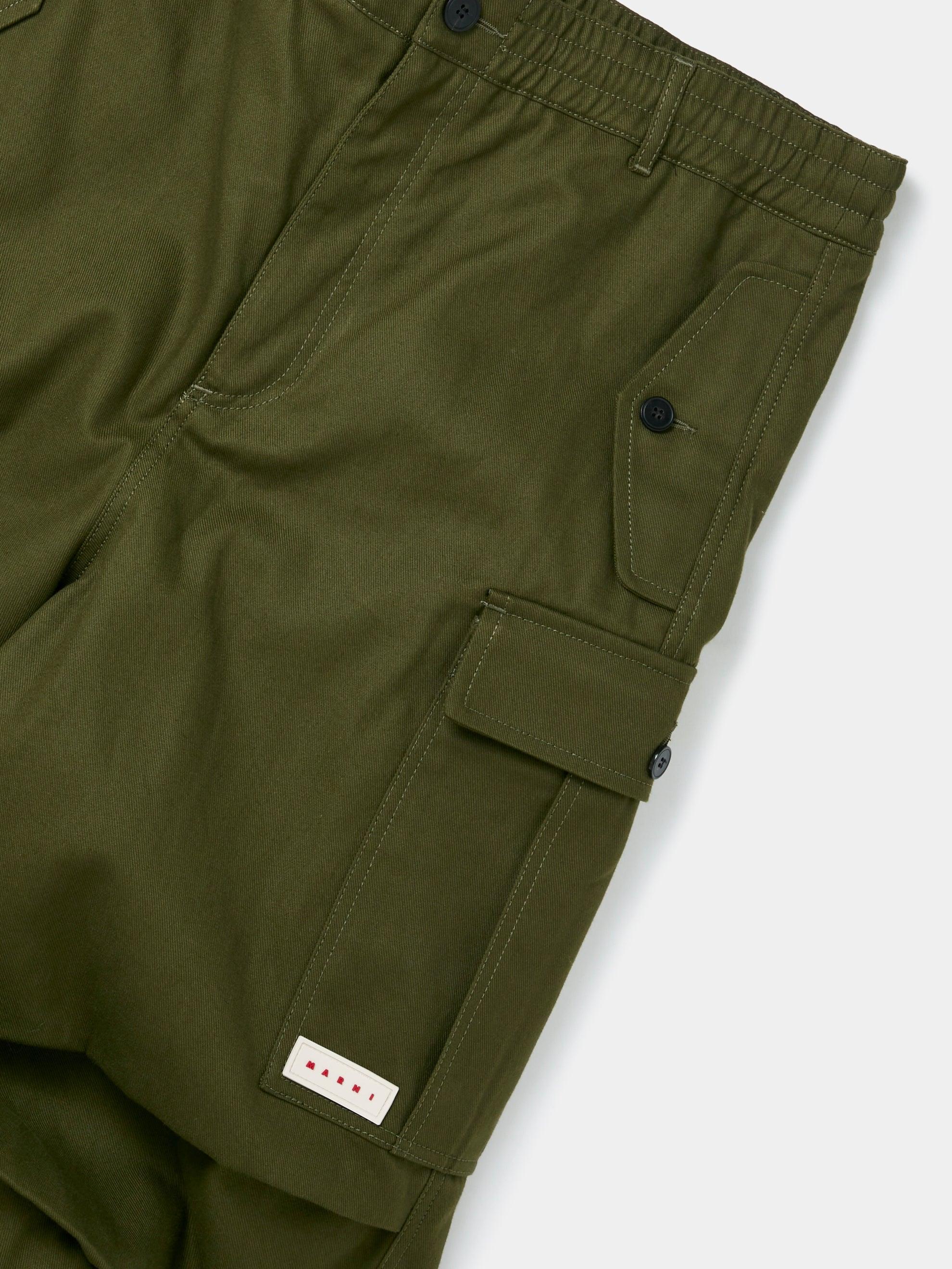 Garbardine Workwear Pants (Leaf Green) Product Image