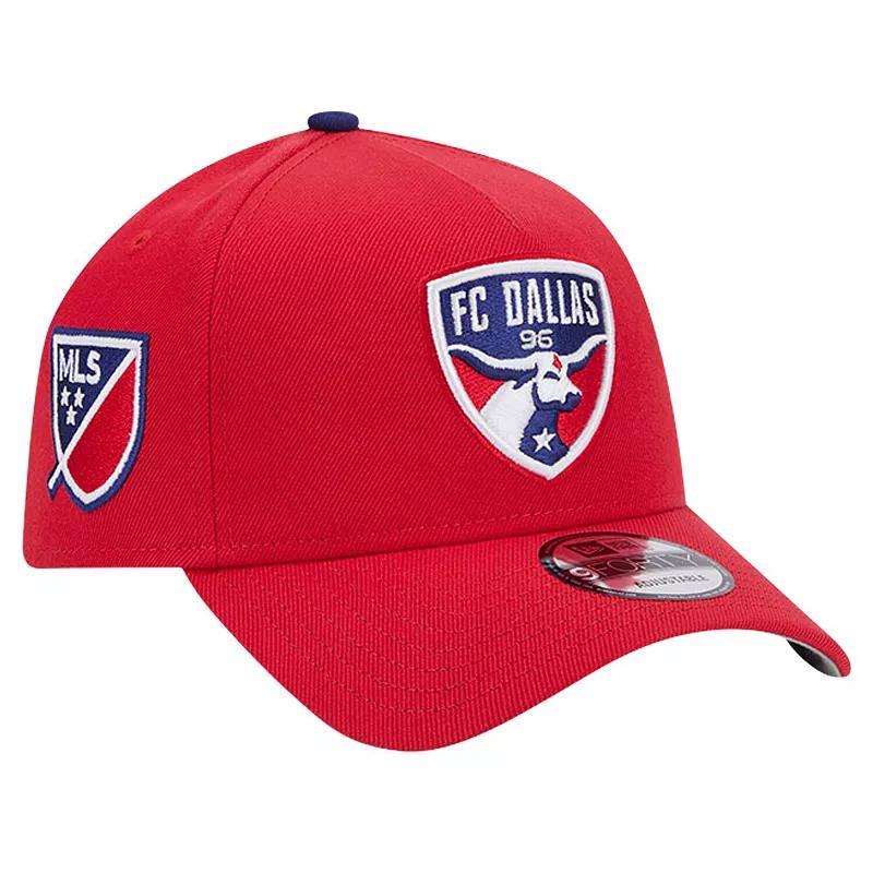 Mens New Era FC Dallas 2024 Kick Off Collection 9FORTY A-Frame Adjustable Hat Product Image