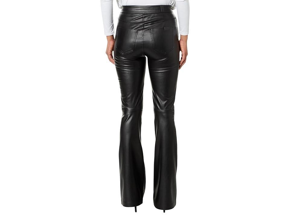 Womens Faux Leather Skinny Bootcut Pants Product Image