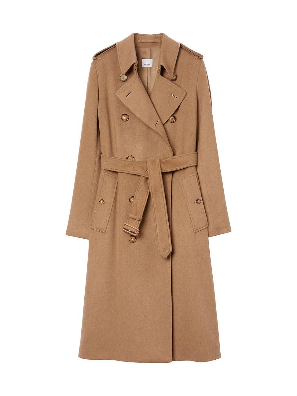 Womens Kensington Cashmere Trench Coat Product Image