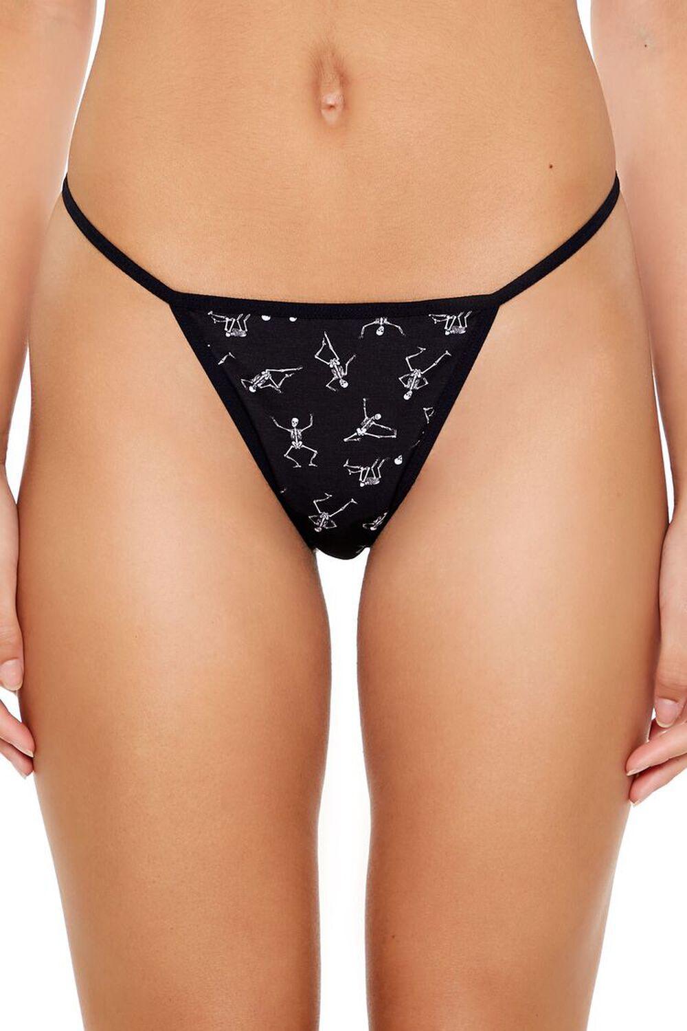 Dancing Skeleton G-String Panties | Forever 21 Product Image