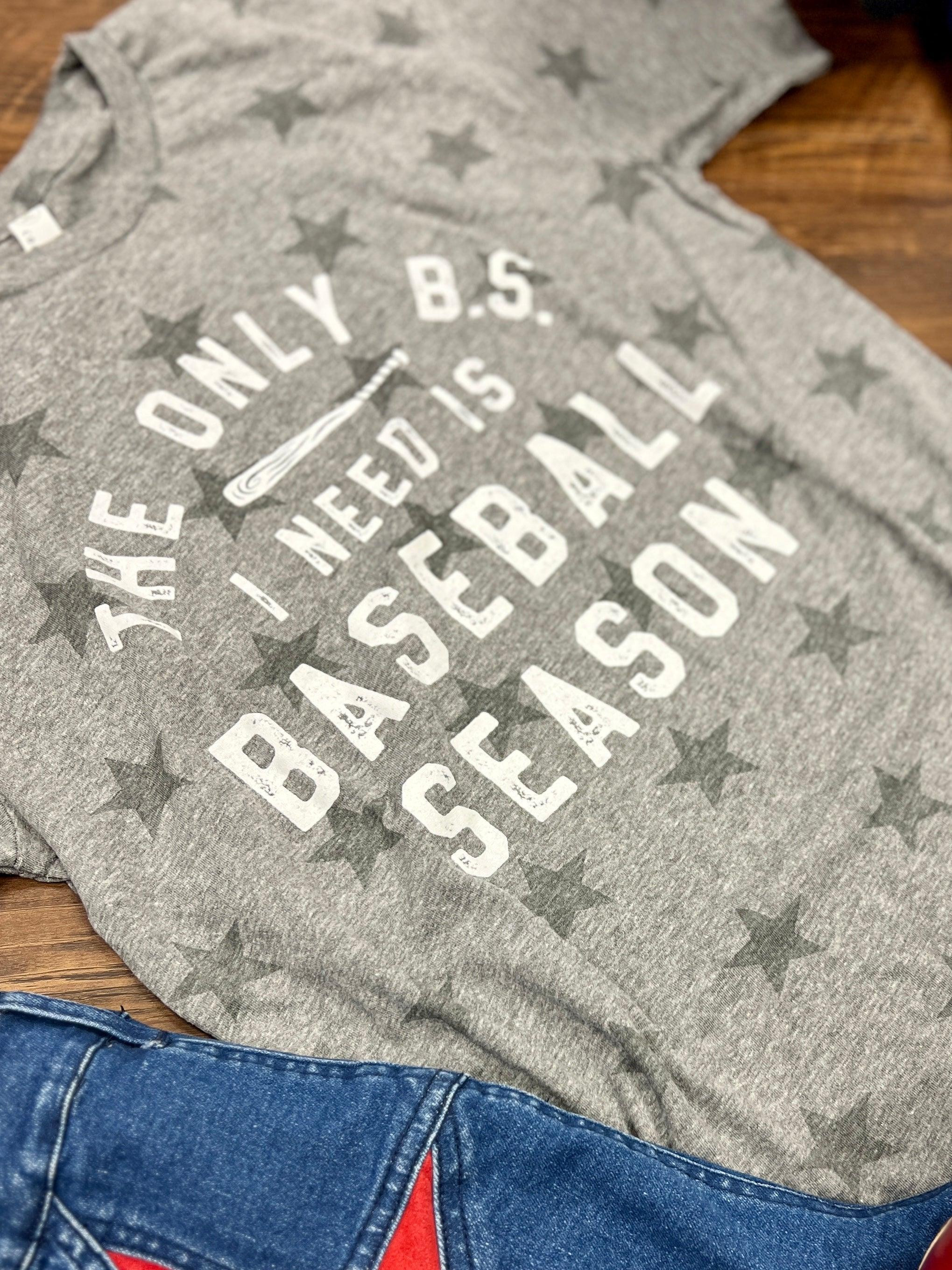 I Need Baseball Season Star Tee Product Image