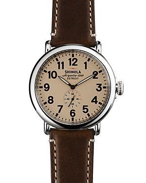 Shinola The Runwell Dark Coffee & Cream Dial Watch, 47mm Product Image