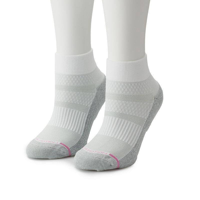 Womens Dr. Motion Everyday Compression Quarter Socks Product Image