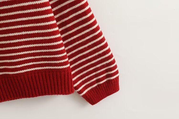 Crewneck Striped Sweater Product Image