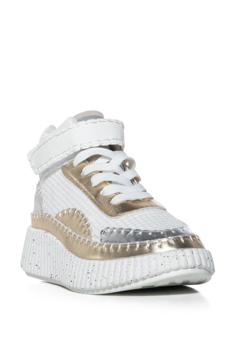 AZALEA WANG FANTASTIQUE WHITE SNEAKER Product Image