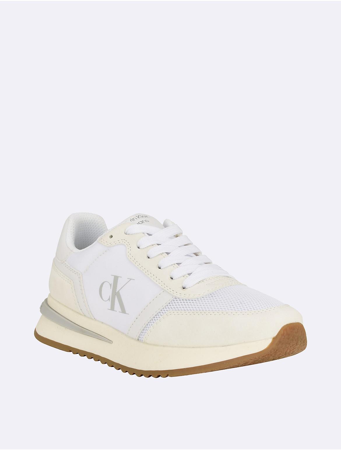 Calvin Klein Womens Piper Sneaker - White - 9 Product Image