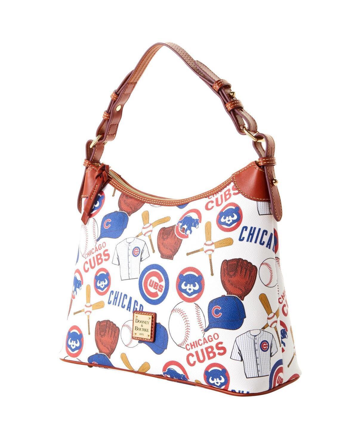 Womens Dooney & Bourke Chicago Cubs Game Day Hobo Bag Product Image