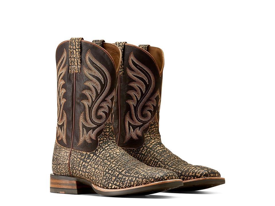 Ariat Cattle Call Western Boots (Muddy Elephant Print) Men's Shoes Product Image