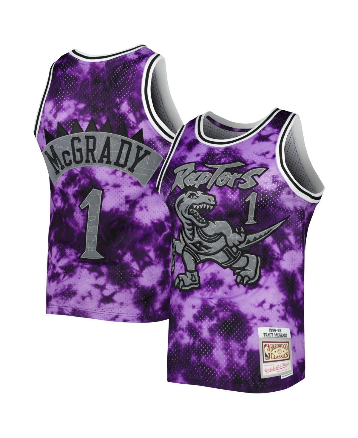 Mens Mitchell & Ness Tracy McGrady Purple Toronto Raptors 1998-99 Galaxy Swingman Jersey - Purple Product Image