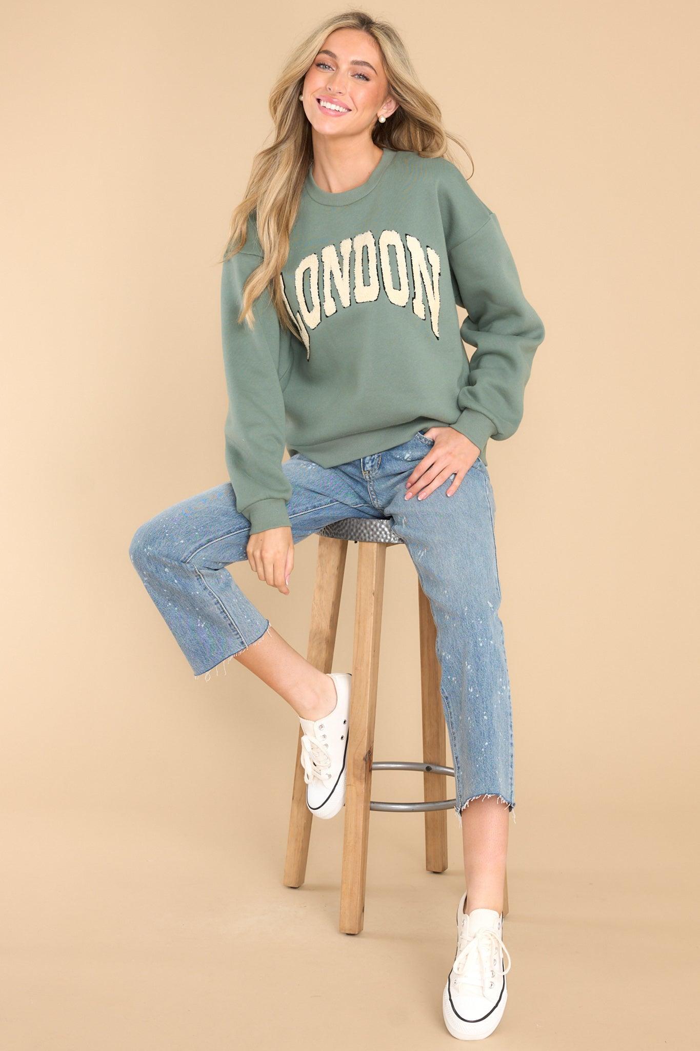 In Every City Sage London Sweatshirt Product Image