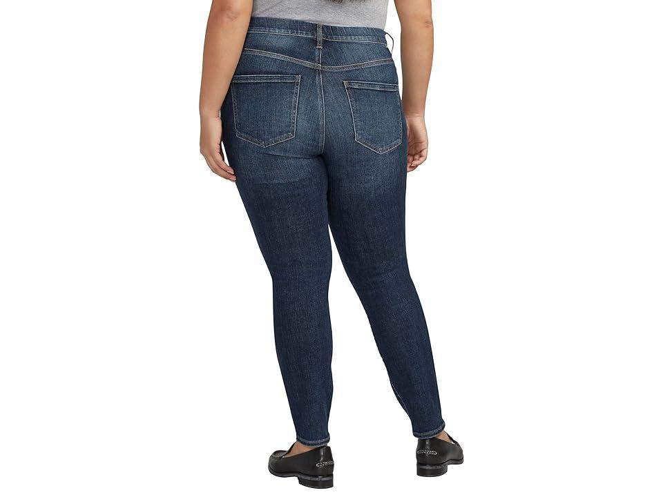 Jag Jeans Plus Size Maya Mid-Rise Skinny Leg Jeans (Night Flight ) Women's Jeans Product Image