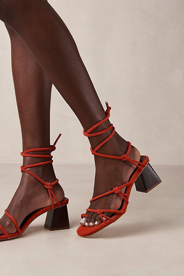 ALOHAS Goldie Suede Wrap Heel Womens at Urban Outfitters Product Image