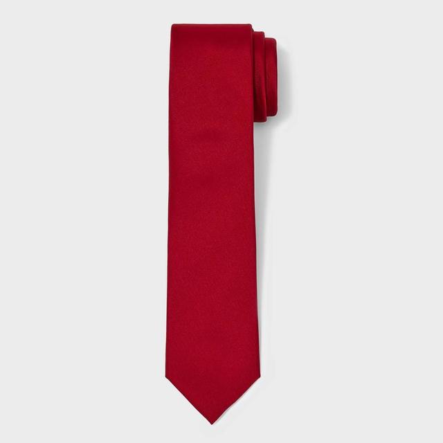 Mens Solid Satin Neck Tie - Goodfellow & Co One Size Product Image