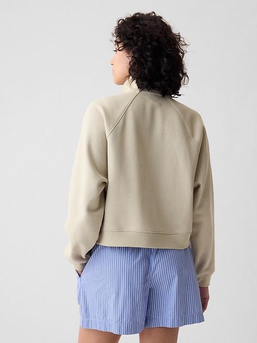 Vintage Soft Cropped Half-Zip Pullover Product Image