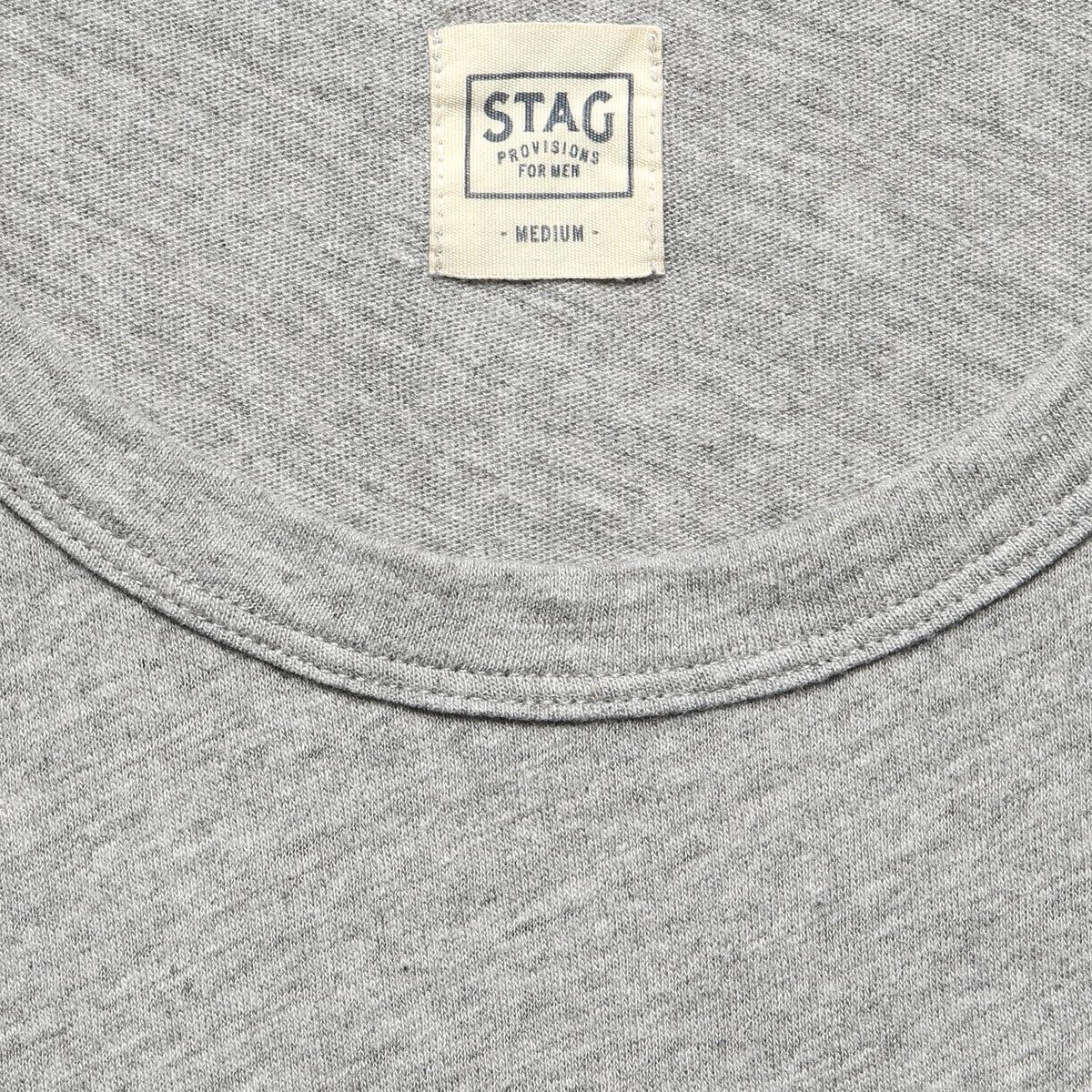 The Essential Pocket Tee - Heather Grey Product Image