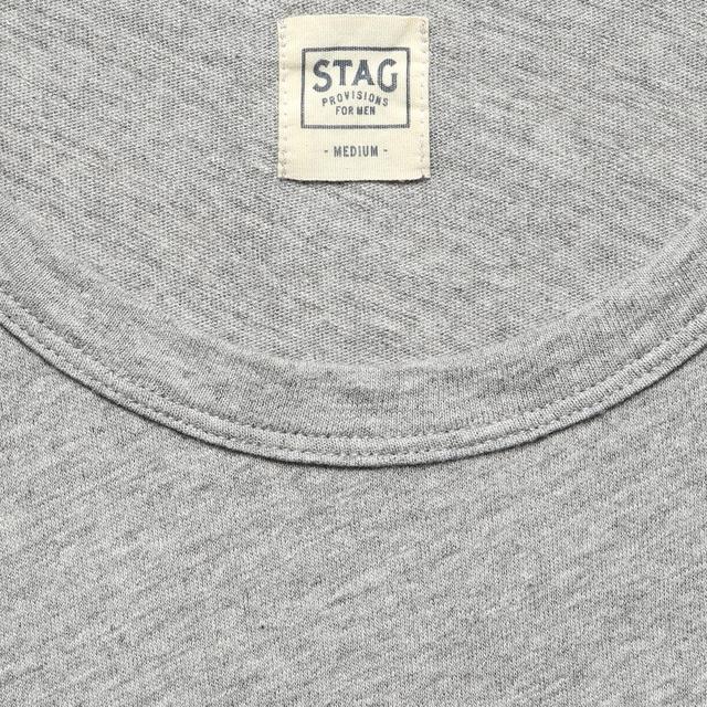 The Essential Pocket Tee - Heather Grey Product Image